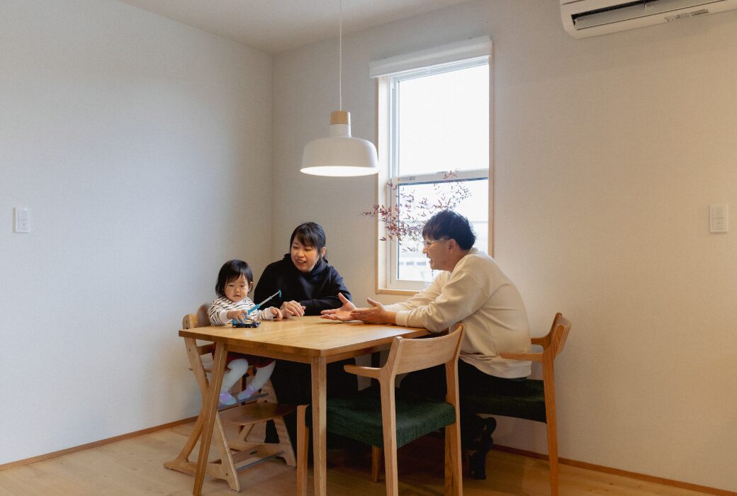 子どもとの時間を優しく刻む家