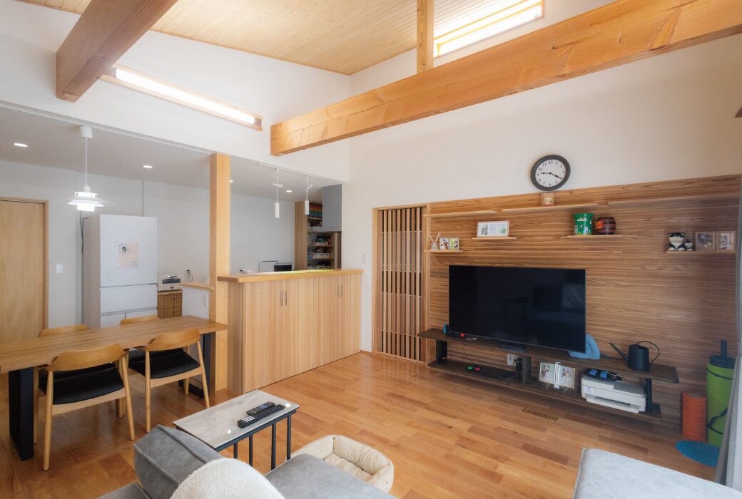 わんちゃんと暮らす回遊の家