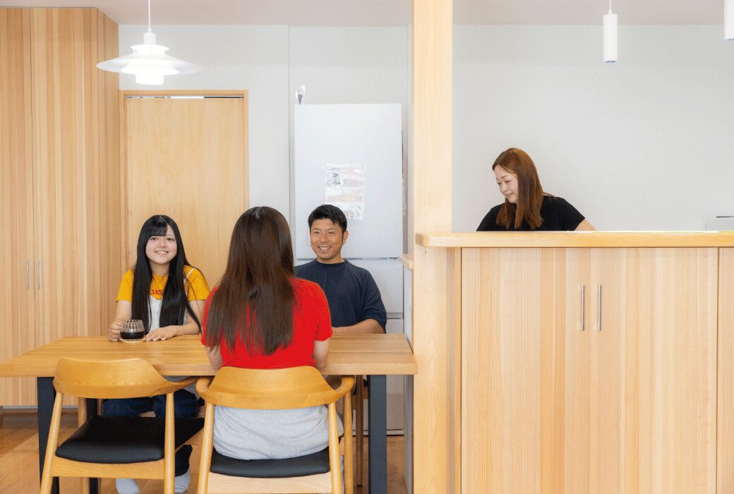 わんちゃんと暮らす回遊の家