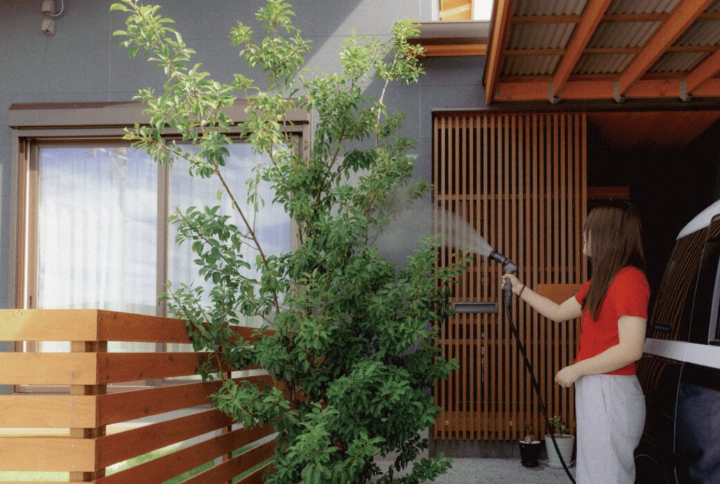 わんちゃんと暮らす回遊の家