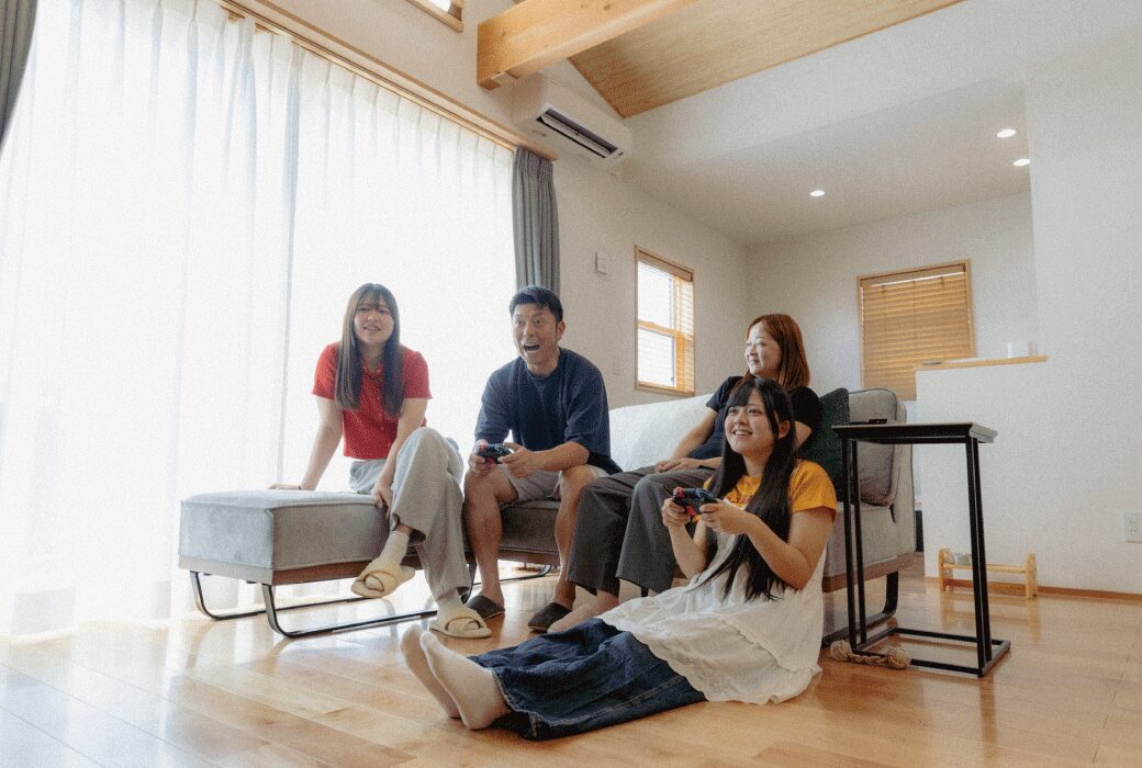 わんちゃんと暮らす回遊の家