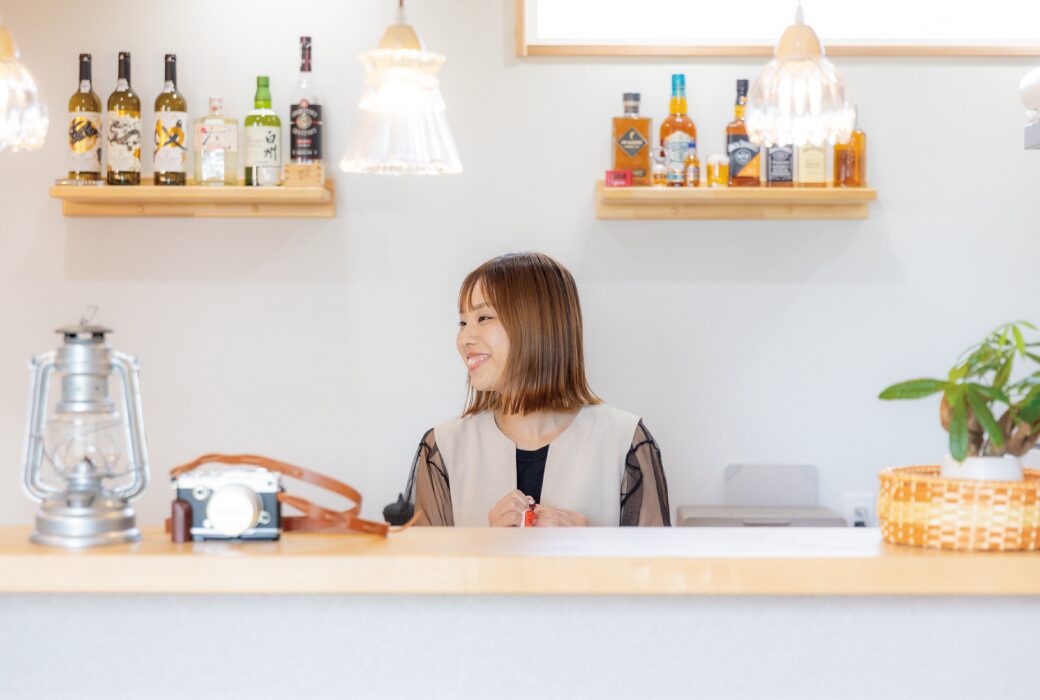 眺望を臨むＬ字の家