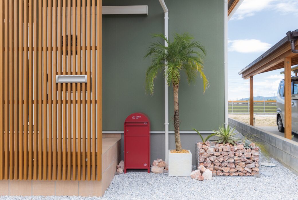 眺望を臨むＬ字の家