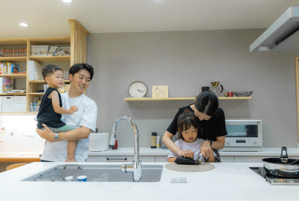 家族のつながりを感じる家