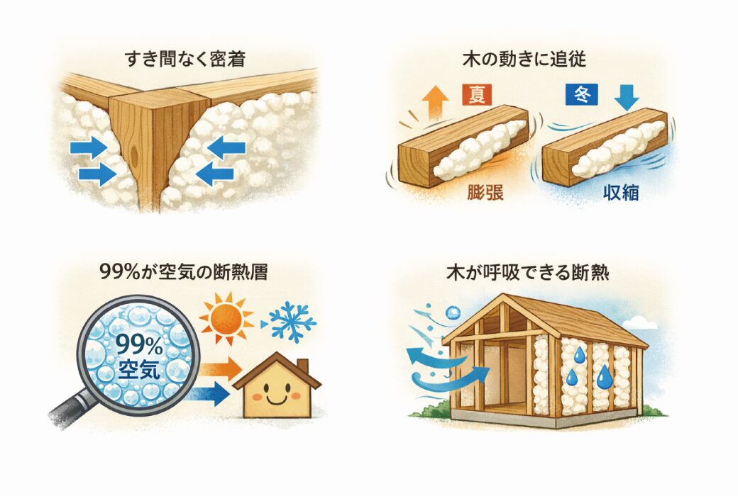 マシュマロ断熱のメリット