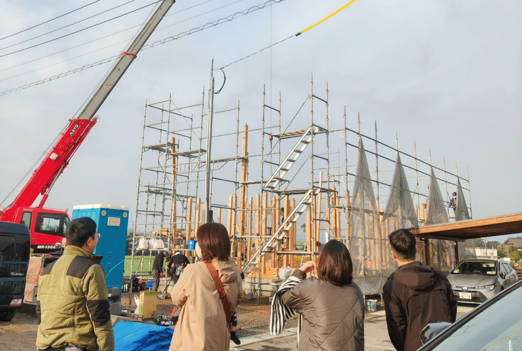 棟上げの日を迎えました。